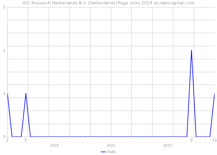INC Research Netherlands B.V. (Netherlands) Page visits 2024 