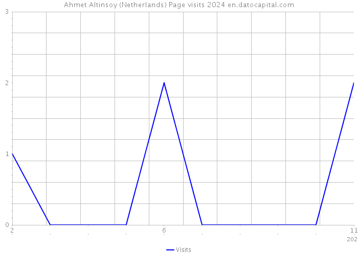 Ahmet Altinsoy (Netherlands) Page visits 2024 