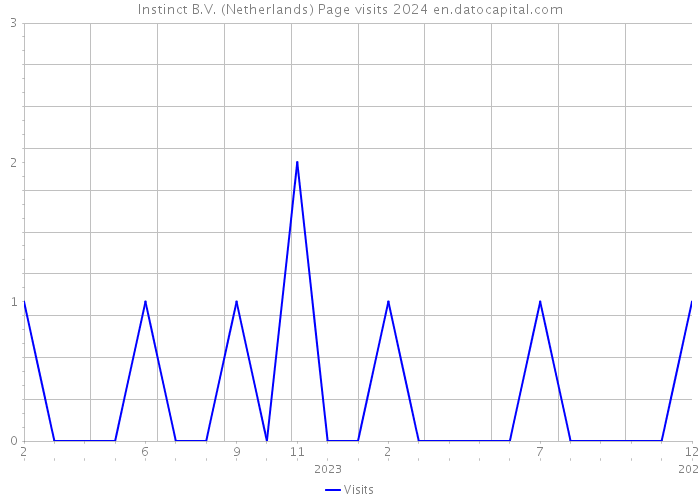 Instinct B.V. (Netherlands) Page visits 2024 