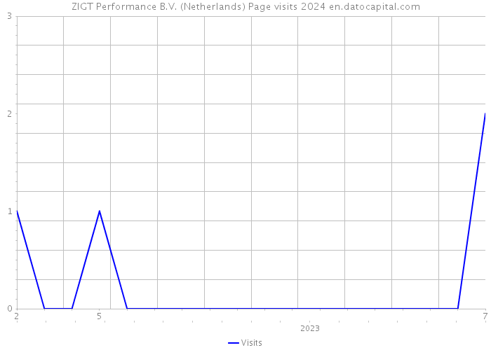 ZIGT Performance B.V. (Netherlands) Page visits 2024 