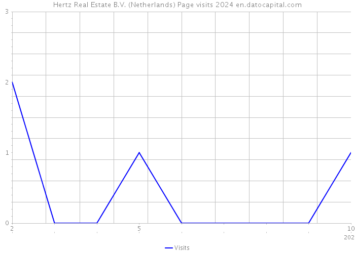 Hertz Real Estate B.V. (Netherlands) Page visits 2024 
