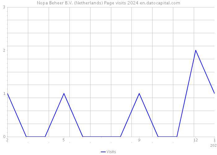 Nopa Beheer B.V. (Netherlands) Page visits 2024 