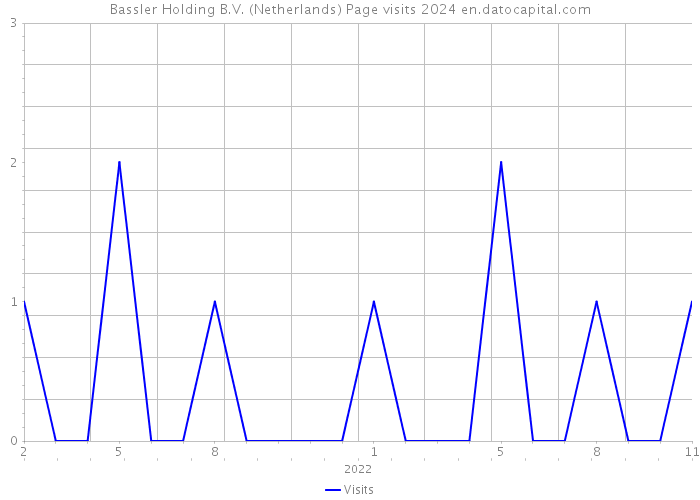 Bassler Holding B.V. (Netherlands) Page visits 2024 