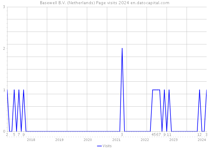 Basewell B.V. (Netherlands) Page visits 2024 