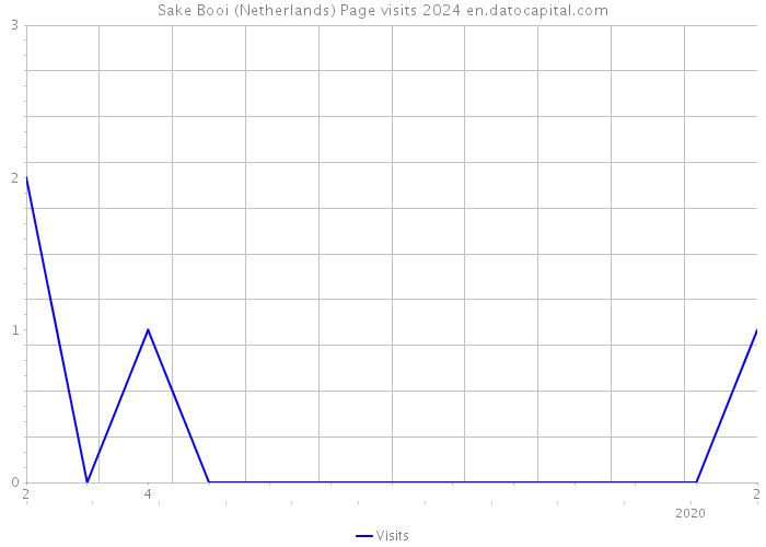 Sake Booi (Netherlands) Page visits 2024 