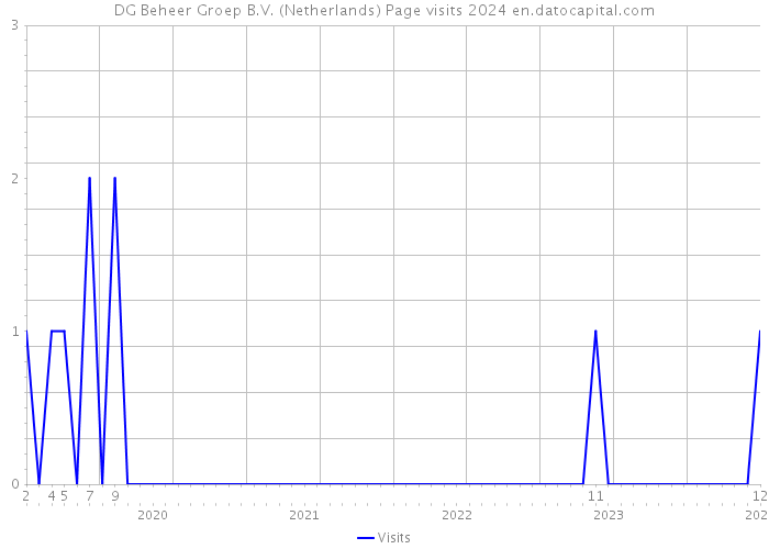 DG Beheer Groep B.V. (Netherlands) Page visits 2024 