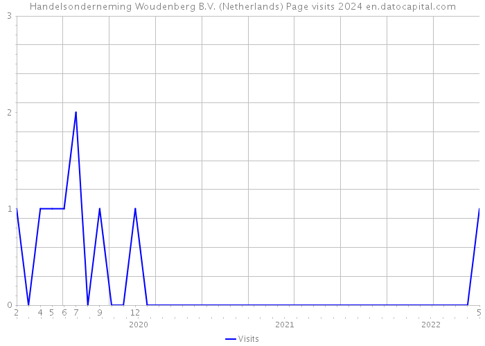 Handelsonderneming Woudenberg B.V. (Netherlands) Page visits 2024 