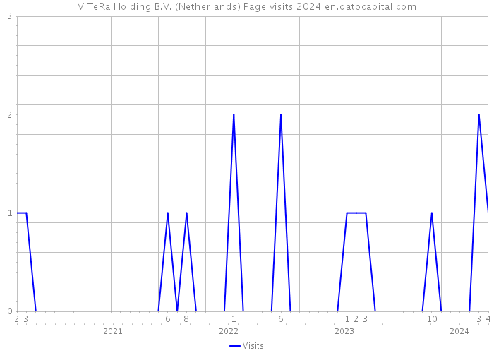 ViTeRa Holding B.V. (Netherlands) Page visits 2024 