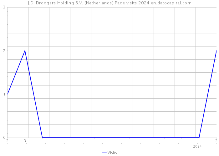 J.D. Droogers Holding B.V. (Netherlands) Page visits 2024 