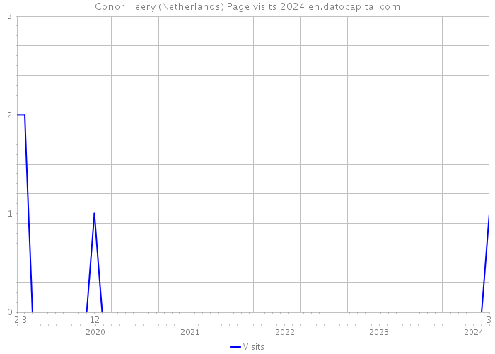 Conor Heery (Netherlands) Page visits 2024 