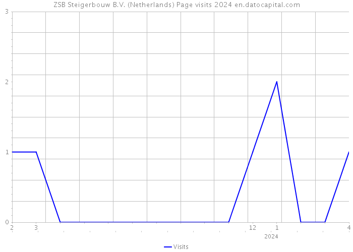 ZSB Steigerbouw B.V. (Netherlands) Page visits 2024 