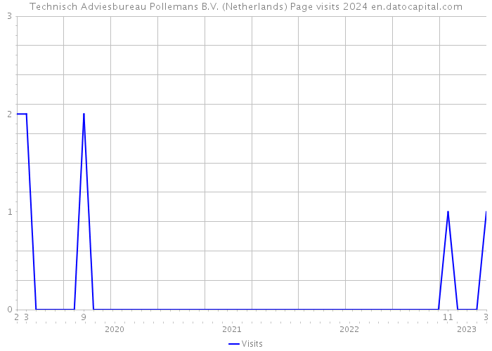 Technisch Adviesbureau Pollemans B.V. (Netherlands) Page visits 2024 
