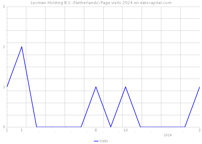 Leoman Holding B.V. (Netherlands) Page visits 2024 