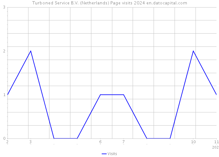 Turboned Service B.V. (Netherlands) Page visits 2024 
