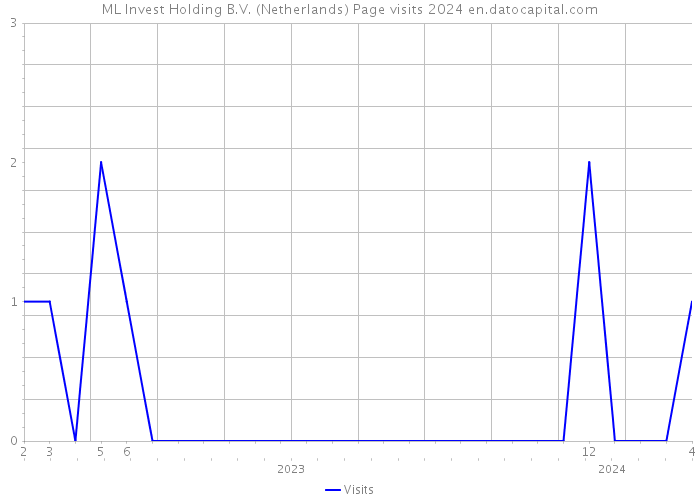 ML Invest Holding B.V. (Netherlands) Page visits 2024 