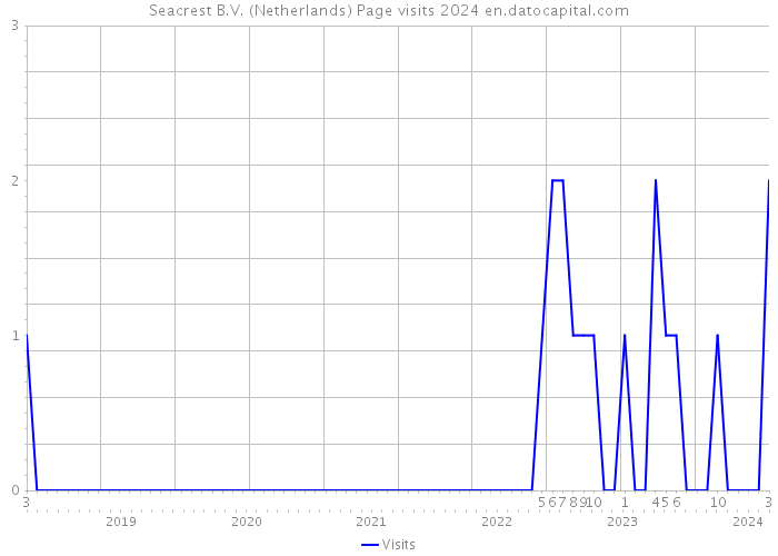 Seacrest B.V. (Netherlands) Page visits 2024 