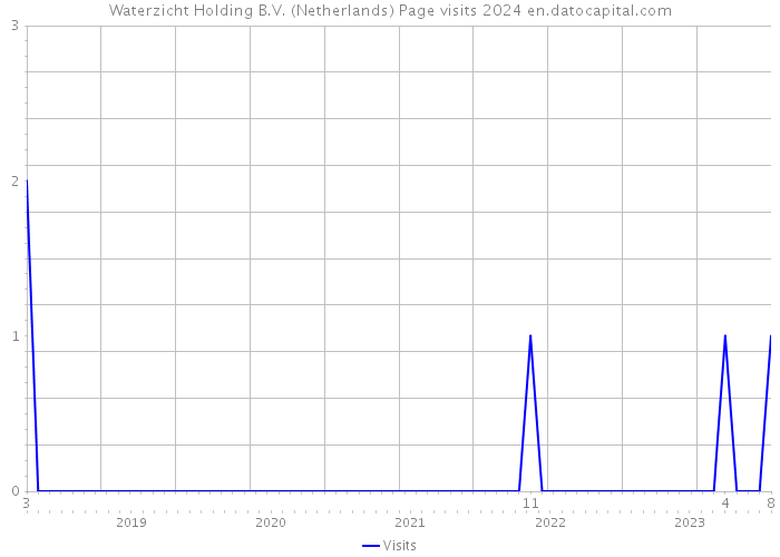 Waterzicht Holding B.V. (Netherlands) Page visits 2024 