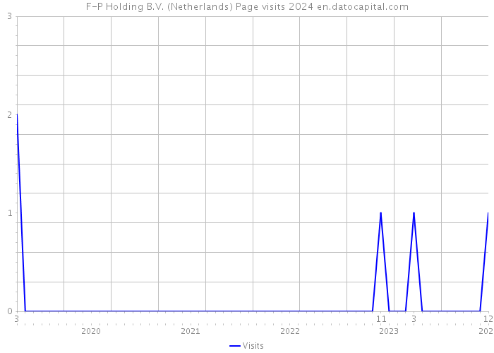 F-P Holding B.V. (Netherlands) Page visits 2024 