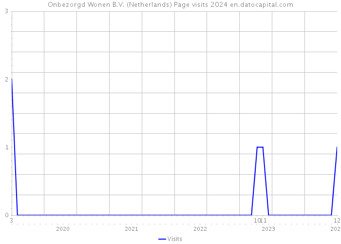 Onbezorgd Wonen B.V. (Netherlands) Page visits 2024 