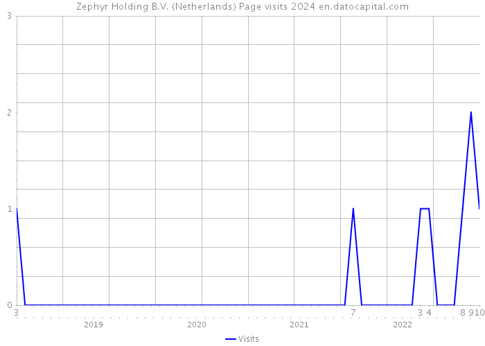 Zephyr Holding B.V. (Netherlands) Page visits 2024 