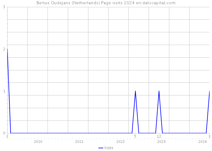 Bertus Oudejans (Netherlands) Page visits 2024 