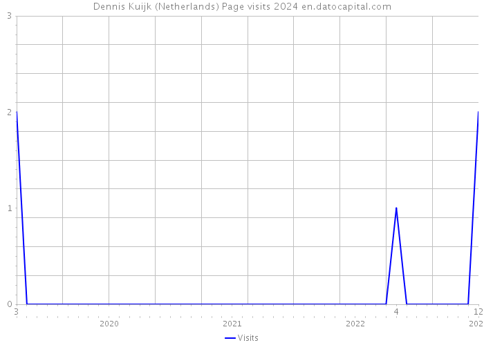 Dennis Kuijk (Netherlands) Page visits 2024 
