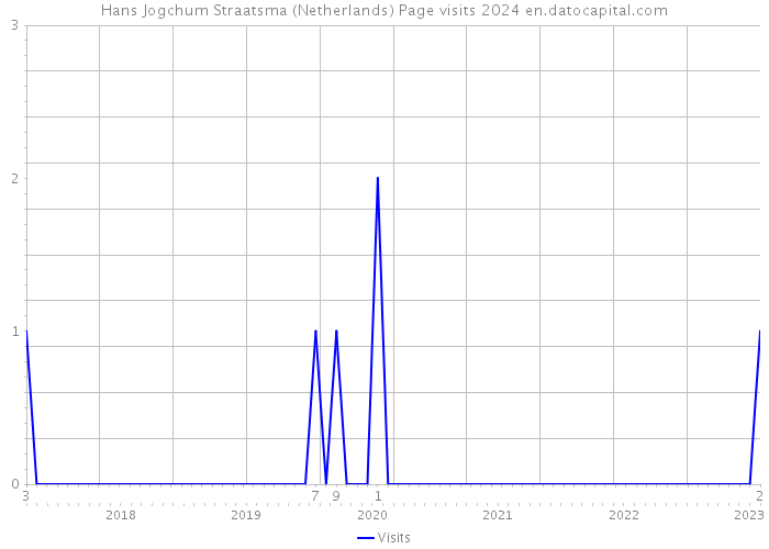 Hans Jogchum Straatsma (Netherlands) Page visits 2024 