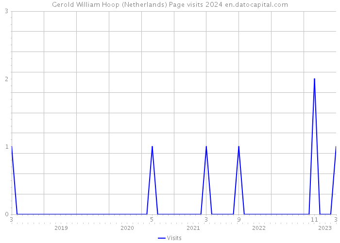 Gerold William Hoop (Netherlands) Page visits 2024 