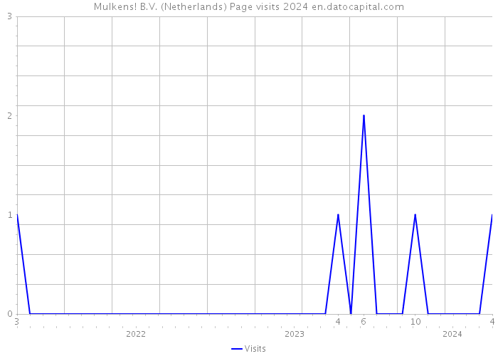 Mulkens! B.V. (Netherlands) Page visits 2024 