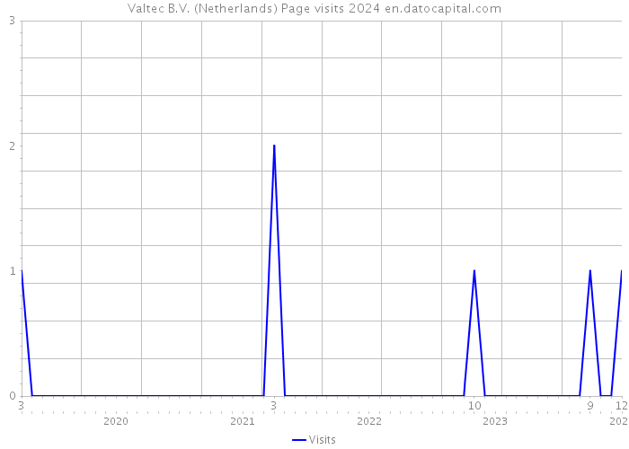 Valtec B.V. (Netherlands) Page visits 2024 