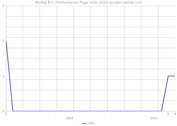Momiji B.V. (Netherlands) Page visits 2024 