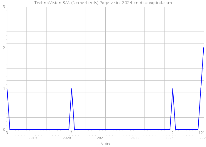 TechnoVision B.V. (Netherlands) Page visits 2024 