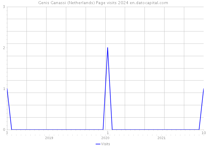 Genis Ganassi (Netherlands) Page visits 2024 