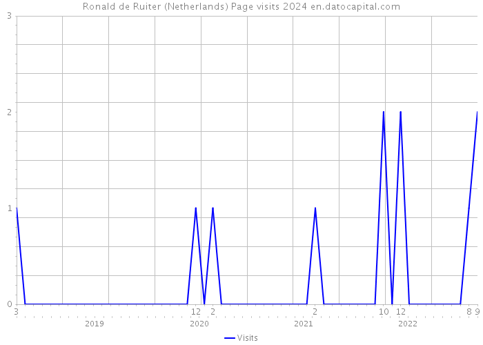 Ronald de Ruiter (Netherlands) Page visits 2024 