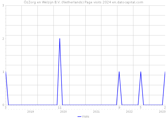 ÖzZorg en Welzijn B.V. (Netherlands) Page visits 2024 