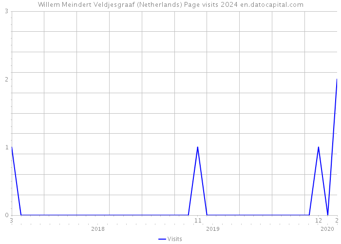 Willem Meindert Veldjesgraaf (Netherlands) Page visits 2024 