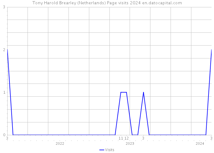 Tony Harold Brearley (Netherlands) Page visits 2024 