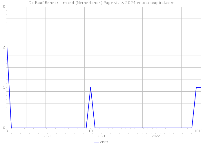 De Raaf Beheer Limited (Netherlands) Page visits 2024 