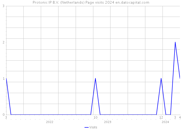 Protonic IP B.V. (Netherlands) Page visits 2024 