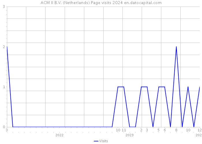 ACM II B.V. (Netherlands) Page visits 2024 