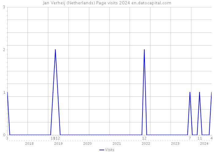 Jan Verheij (Netherlands) Page visits 2024 