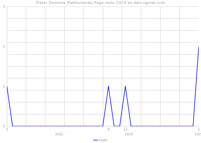 Pieter Sinnema (Netherlands) Page visits 2024 