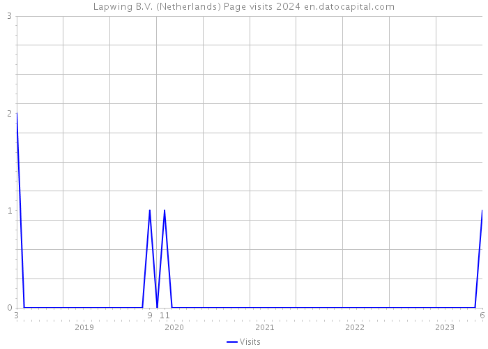 Lapwing B.V. (Netherlands) Page visits 2024 