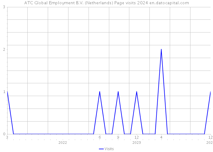 ATC Global Employment B.V. (Netherlands) Page visits 2024 