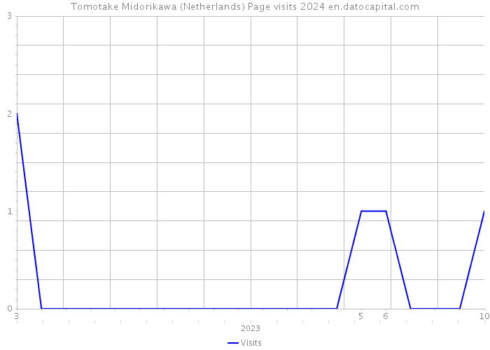 Tomotake Midorikawa (Netherlands) Page visits 2024 