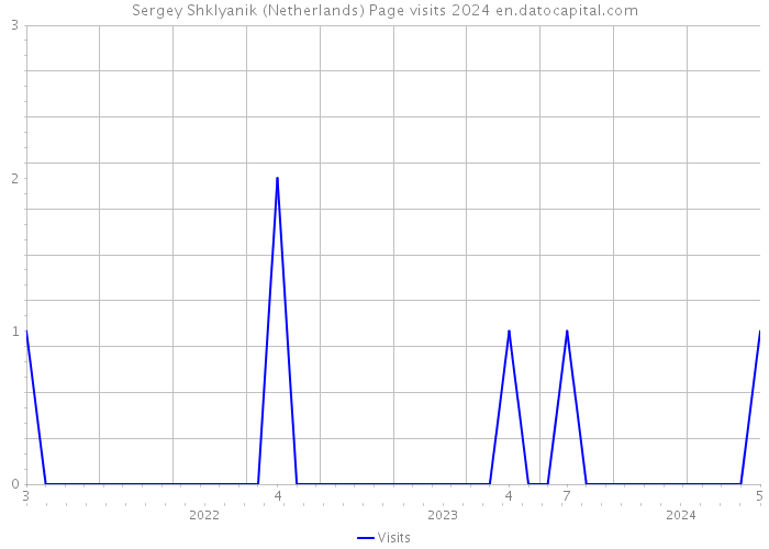 Sergey Shklyanik (Netherlands) Page visits 2024 