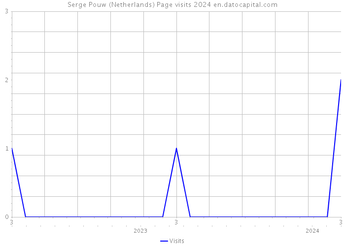 Serge Pouw (Netherlands) Page visits 2024 