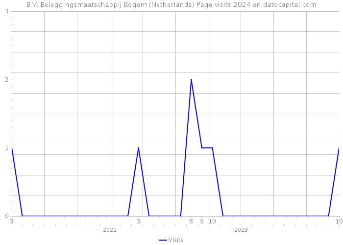 B.V. Beleggingsmaatschappij Bogem (Netherlands) Page visits 2024 