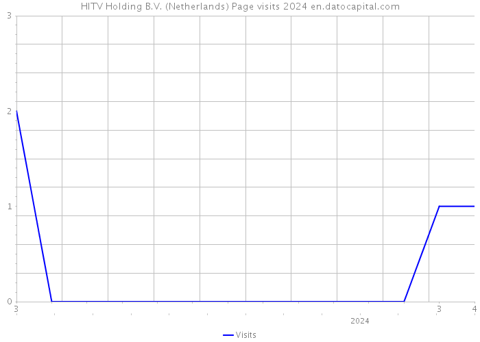 HITV Holding B.V. (Netherlands) Page visits 2024 