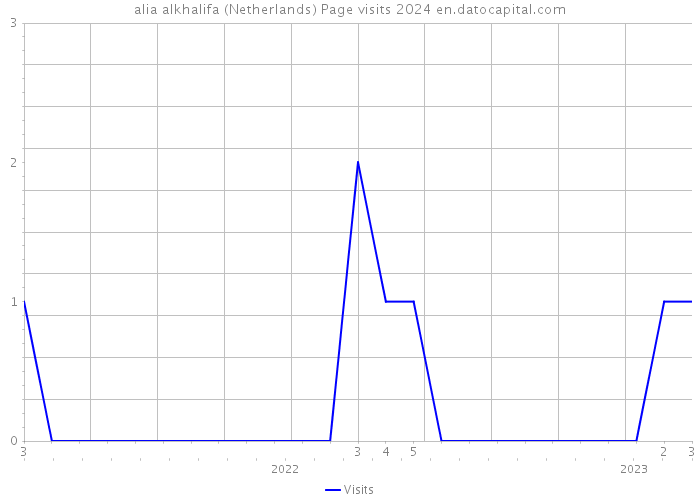 alia alkhalifa (Netherlands) Page visits 2024 